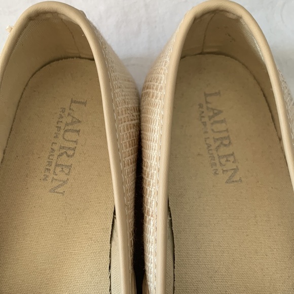 Ralph Lauren Slip On Shoes Faux Straw design - Picture 2 of 6